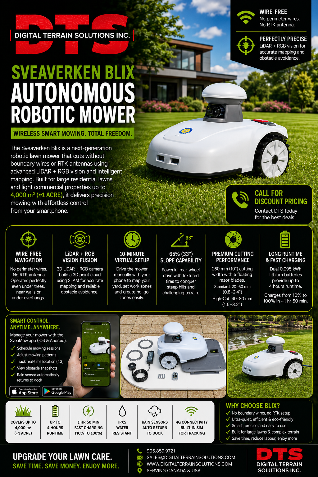 Residential Brix robotic mower